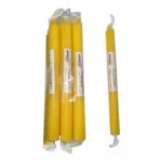 Pack de 10 Velas Amarillas lisas esotéricas