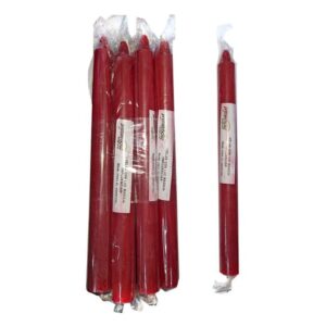 Pack de 10 Velas Rojas lisas esotéricas