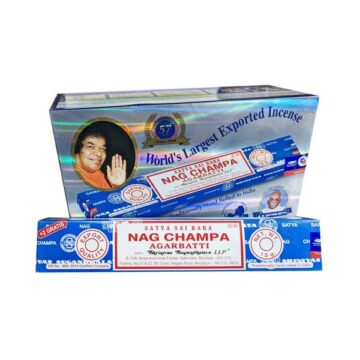 Incienso Nag Champa Azul original de la India – Caja 12x15g