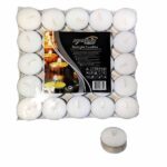 Vela Tealight Blancas Pack de 25un de 10 gramos (2.5horas)