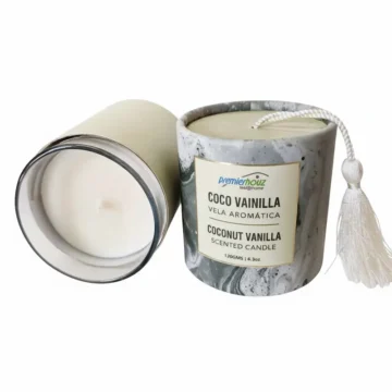 Vela Aromática Coco Vainilla 120 gramos (Con borla)