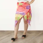 Pareo con tonos rojos 160 x 105cm