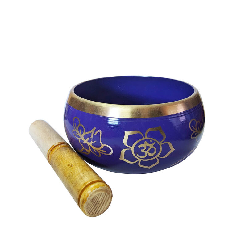 Cuenco Tibetano Morado 12.7 cm Chakra Corona