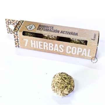 Bombita Defumación 7 Hierbas Copal x4 Sagrada Madre