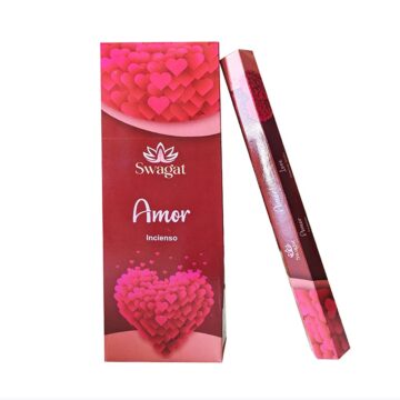 Incienso Hexagonal Amor Linea Swagat