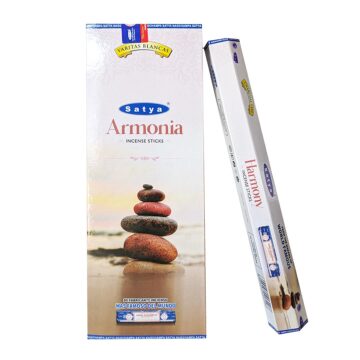 Incienso de Armonía Hexagonal Premium (Varita Blanca)