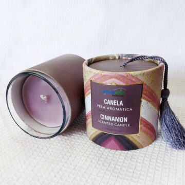 Vela Aromática Canela 120 gramos (Con borla)