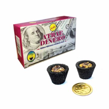 Carbón Sahumerio Sambrani Resina de Atrae Dinero. 2 unidades