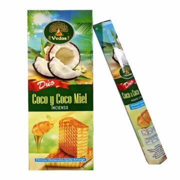 Incienso Coco Coco Miel Hex VEDAS