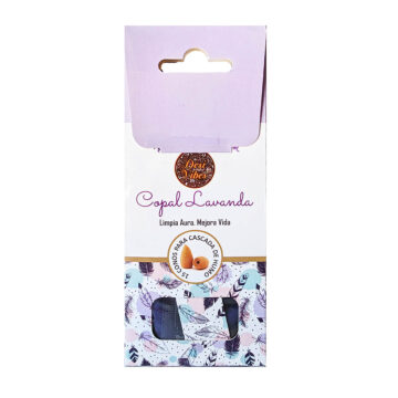 Incienso cono cascada aroma Copal Lavanda