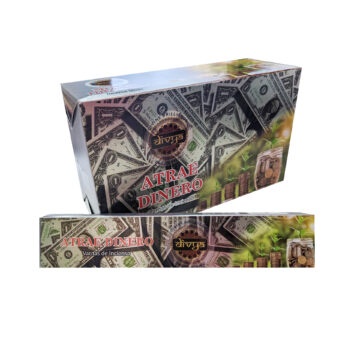 Incienso de Atrae Dinero linea Divya