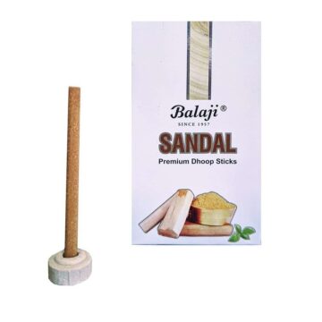 Incienso Dhoop de Sándalo Balaji 8cm (Unidad)