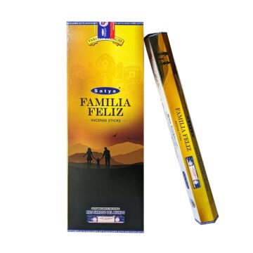 Incienso de Familia Feliz Hexagonal Premium (Varita Blanca)