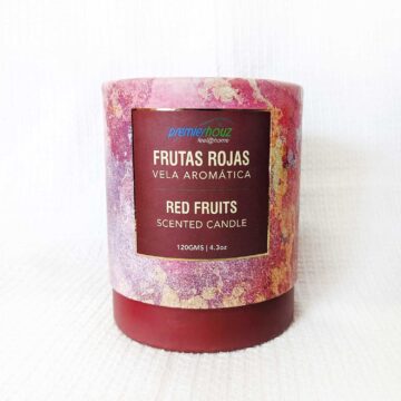 Vela Aromática Frutas Rojas 120 gramos (Sin borla)