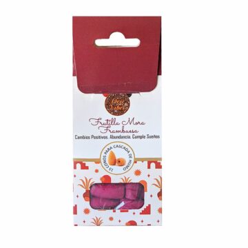Incienso cono cascada aroma Frutilla Mora Frambuesa