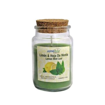 Vela Aromática Limón y Hoja de Menta 120 gramos