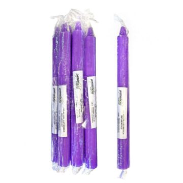 Pack de 10 Velas lisas esotéricas Lila