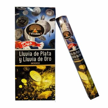 Incienso Lluvia de Plata y Oro Hex VEDAS
