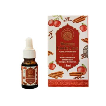 Esencia Aceite de Manzana Canela Clavo 15ml. Aromaterapia Desi Vibes