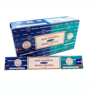 Incienso Nag Champa + Money Matrix