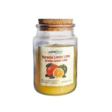 Vela Aromática Naranja Lima Limón 120 gramos