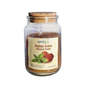 Vela Aromática Pachuli Ámbar 120 gramos