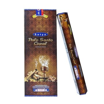 Incienso de Palo Santo Copal Hexagonal Premium (Varita Blanca)