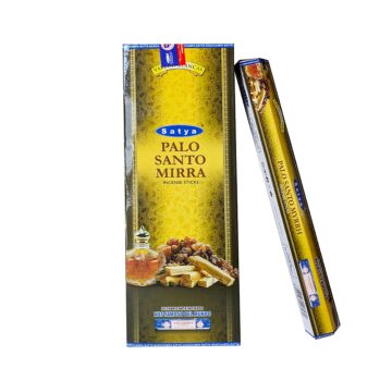 Incienso de Palo Santo Mirra SATYA Premium (Varita Blanca)