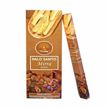 Incienso Palo Santo Mirra Hex VEDAS