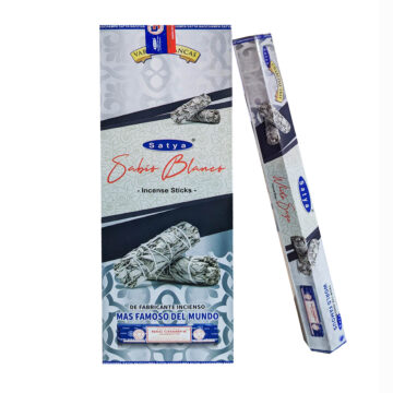 Incienso de Salvia Blanca. Hexagonal Premium (Varita Blanca)