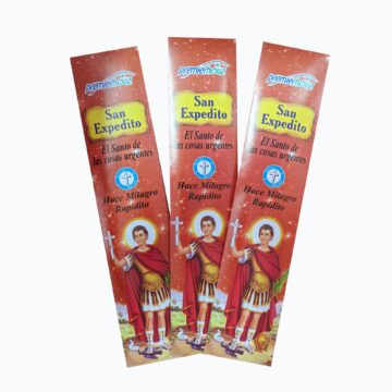 San Expedito incienso pouch Pack de 3