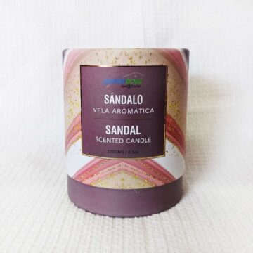 Vela Aromática Sándalo 120 gramos (Sin borla)
