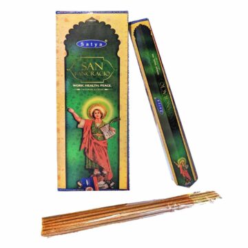 Incienso San Pancracio. Hexagonal Premium (Varita Blanca)