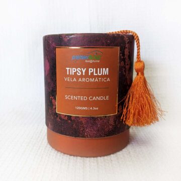 Vela Aromática Tipsy Plum 120 gramos (Con borla)