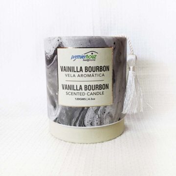 Vela Aromática Vainilla Bourbon 120 gramos (Con borla)