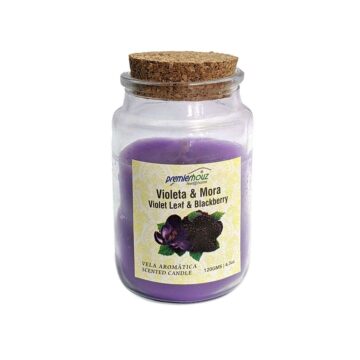 Vela Aromática Violeta y Mora 120 gramos