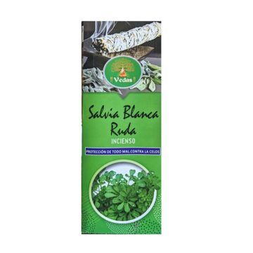 Incienso Salvia Blanca Ruda Hex VEDAS