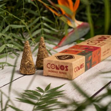 Incienso en Cono Jumbo Caléndula Romero Sagrada Madre