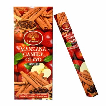 Incienso Hexagonal Manzana Canela Clavo