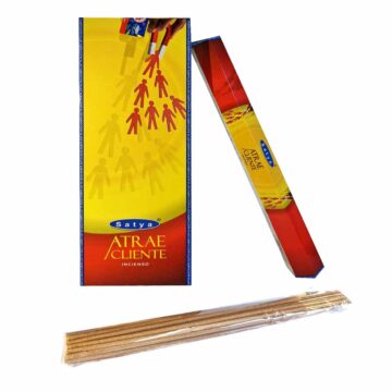 Incienso de Atrae Cliente. Hexagonal Premium (Varita Blanca)