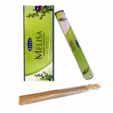 Incienso de Melisa. Hexagonal Premium (Varita Blanca)