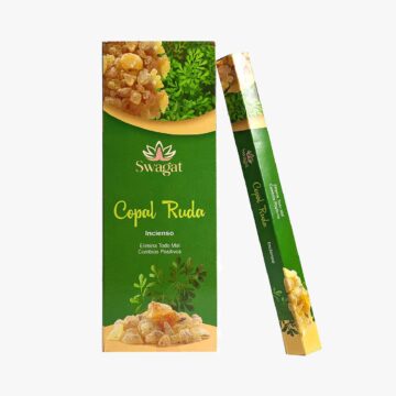 Incienso Copal Ruda hexagonal SWAGAT
