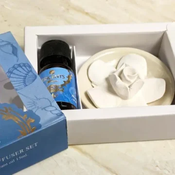 Set Difusor de Flor + Aceite 15ml Ocean Breeze