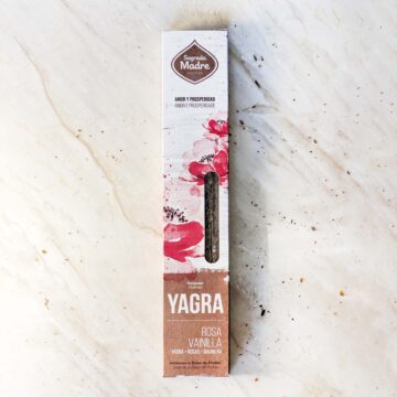 Incienso Yagra Rosa Vainilla Sagrada Madre
