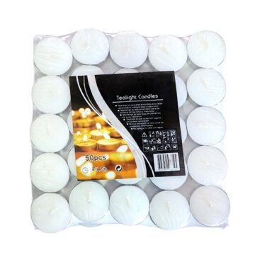 Vela Flotante Tealight Blancas