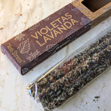 Sahumerios Orgánicos Violetas Lavanda Aromanza