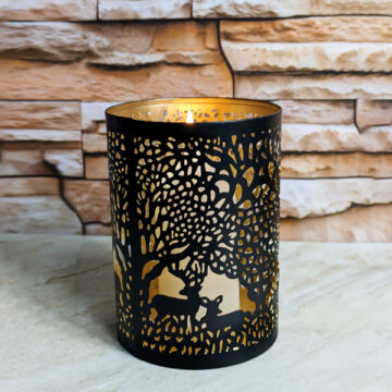 Porta velas ciervo