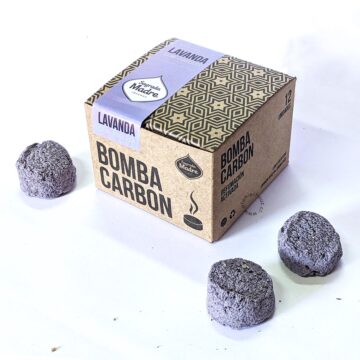 Bombas Carbón Lavanda 12un Sagrada Madre