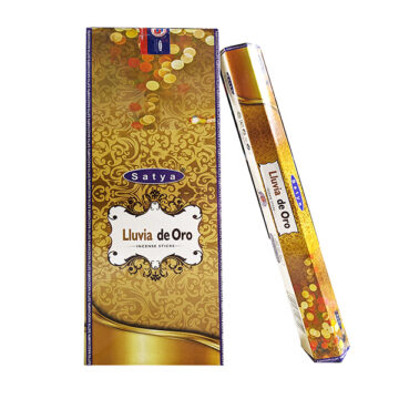 Incienso Lluvia de Oro Satya (Varita Blanca)