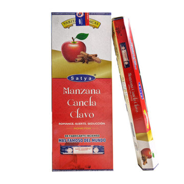 Incienso Manzana Canela Clavo (Varita Blanca)